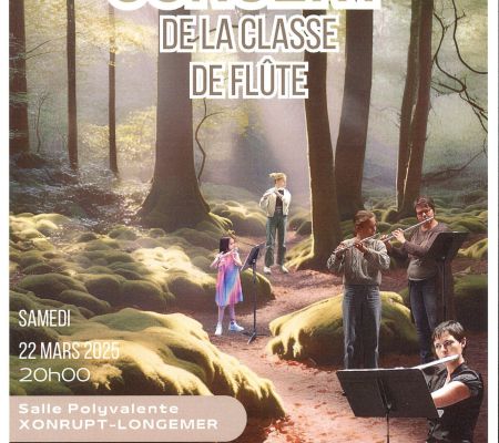 concert de la classe de flûte