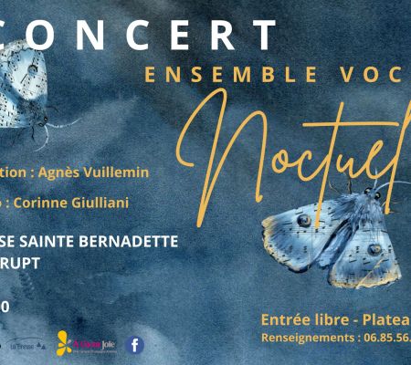 Concert vocal de l'ensemble Noctuel
